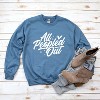 Simply Sage Market Women's Graphic Sweatshirt All Peopled Out Cursive - 3 of 4