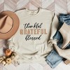 Simply Sage Market Women's Graphic Sweatshirt Thankful Grateful Blessed Plaid - 3 of 4