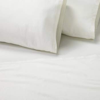Linen Blend with Hem Stitch Sheet Set - Hearth & Hand™ with Magnolia