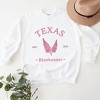 Simply Sage Market Women's Graphic Sweatshirt Embroidered Texas Bluebonnet Flower - 3 of 4
