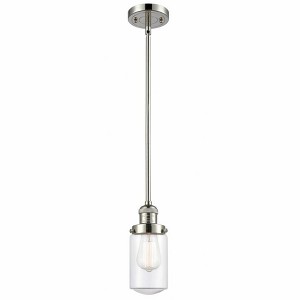 Dover - 1 Light Stem Hung Mini Pendant In Traditional Style-10.25 Inches Tall and 4.5 Inches Wide - 1 of 1