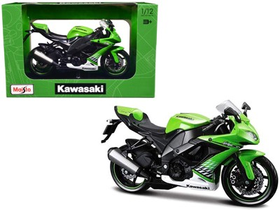 2011 Kawasaki Zx-14 Ninja Green Motorcycle Model 1/12 By New Ray : Target