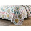 Marcielo 3 Pcs Bohemian Boho Quilt Bedspread Set - 3 of 4