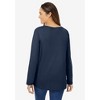 Woman Within Plus Size Perfect Long-Sleeve V-Neck Tee - 3 of 4