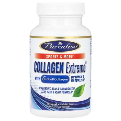 Paradise Herbs Collagen Extreme® with BioCell Collagen, OptiMSM & Nature's C®, 120 Capsules