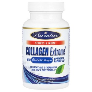 Paradise Herbs Collagen Extreme® with BioCell Collagen, OptiMSM & Nature's C®, 120 Capsules - 1 of 3