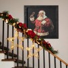 72"L Sullivans Artificial Metallic Gold Magnolia Christmas Garland, Indoor Christmas Decor - 2 of 3