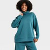 Women's Airy Sleek Funnel Neck Sweatshirt - All In Motion™ - 3 of 4