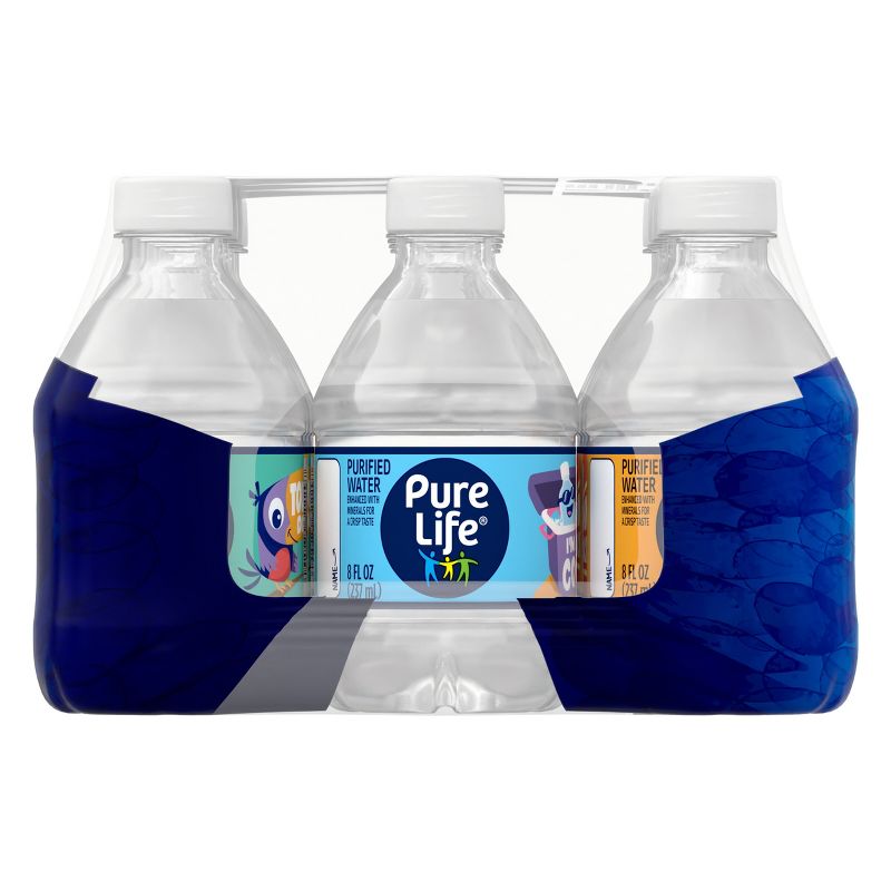 Pure Life Purified Water - 12pk/8 fl oz Bottles, 4 of 8