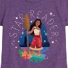 Girls' - Moana 2 - Celestial Star Reader Fitted Short Sleeve Graphic T-Shirt - 2 of 4