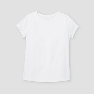 Girls' Short Sleeve T-shirt - Cat & Jack™ White Xl : Target