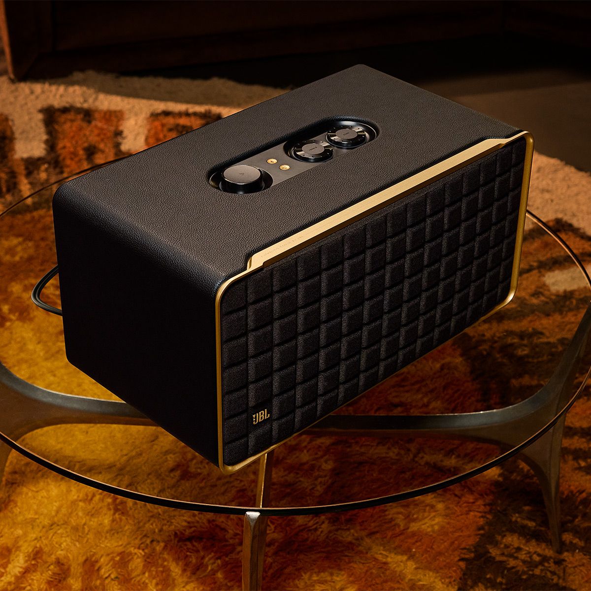 JBL Spinner BT Semi-Automatic Bluetooth Turntable with Authentics 500 Wireless Bluetooth Speaker (Black/Gold) - thumbnail 8