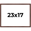PosterPalooza | Classic Modern Brown Picture Frame - UV Acrylic, Backing Board, Hanging Hardware Included - 2 of 4