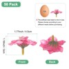 Unique Bargains Silk Rose Artificial Flower Heads - 3 of 4
