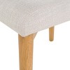 Christopher Knight Home Set of 2 Helen Dining Chair Light Beige : Upholstered, Wood Frame, 250lb Capacity - 3 of 4