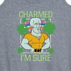Women's - SpongeBob Squarepants - Charmed Im Sure Graphic Racerback Tank - 2 of 4