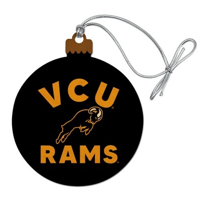 Virginia Commonwealth Official Logo Wood Christmas Tree Holiday Ornament