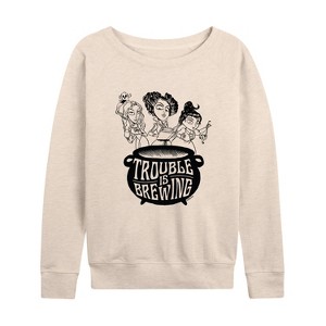 Women's - Disney - Trouble is Brewing Lightweight French Terry Slouchy - 1 of 4