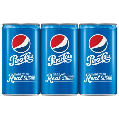 Pepsi Real Sugar - 6pk / 7.5 fl oz Mini-Cans