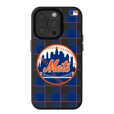 MLB National League Teams Plaid MagSafe Compatible Cell Phone Case for Apple iPhone