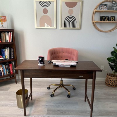 Paulo Wood Writing Desk With Drawer - Threshold™ : Target