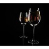 The Wine Savant Hand Painted Renaissance Flow Design Wine Glasses, Beautiful Stained-Glass Pattern, Unique & Stylish Home Decor - 2 pk - 4 of 4