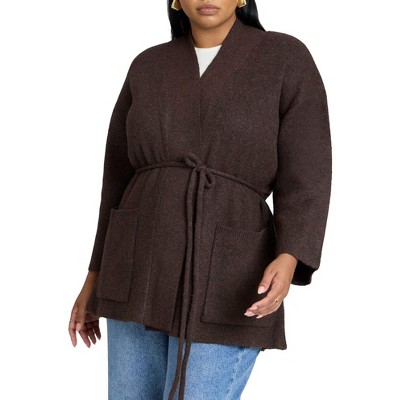 ELOQUII Women's Plus Size Cardigan Jacket