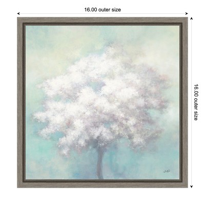Spring Hope Tree Misty Morning Canvas Wall Art Print