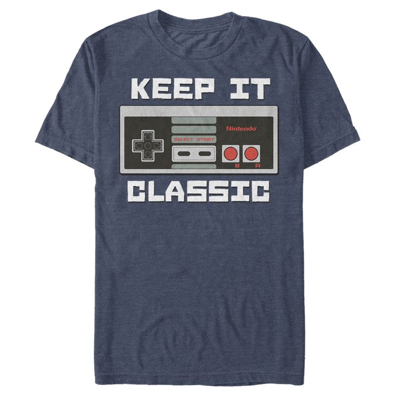 Men's Nintendo NES Classic Controller T-Shirt, 1 of 4