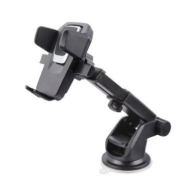 Car Mount Holder, by Valor 360 degree Rotation Phone Retractable Car Holder For Cell Phone iPhone - Black