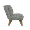 NicBex Polyester Accent Chair,Upholstered Living Room Chairs with Mid-Height Backrest,Modern Armless Chair,Accent Chairs for Living Room - 4 of 4