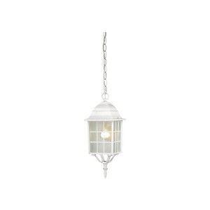 Nuvo Lighting Adams 1 - Light Pendant in  White - 1 of 4