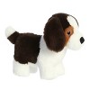 Peluche Cane Beagle Eco Nation Aurora - 20 Cm - Realizzato Con Plastica Riciclata - Bianco E Nero