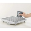 LunaLulinlk Compact Dish Drying Rack with Removable Cutlery Drainer – Small Countertop Dish Rack for Kitchens, Apartments, Dorms & RVs - 2 of 4