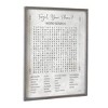 The Lakeside Collection Funny Bathroom Wall Art - Word Search - 3 of 4