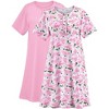 Collections Etc Lilac Printed 2-pc Pack Gowns - 3 of 4