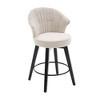 Ridstar Set of 2 Modern Counter Height Stools For Living Room, Bedroom & Bar-White - 2 of 4