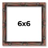 PosterPalooza | 6x6 Bamboo Picture Frame, UV Acrylic, 4 Finishes - Brown, Black, Gold, and Natural - 2 of 4