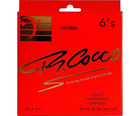 Richard Cocco RC6CN 6-String Nickel Electric Bass Guitar Strings