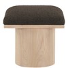 Meridian Furniture,Pavilion Black Boucle Fabric Bench/Stool - 2 of 4
