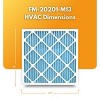 Filter-Monster Pleated HVAC Air Conditioner Furnace Replacement Air Filter - 2 of 4