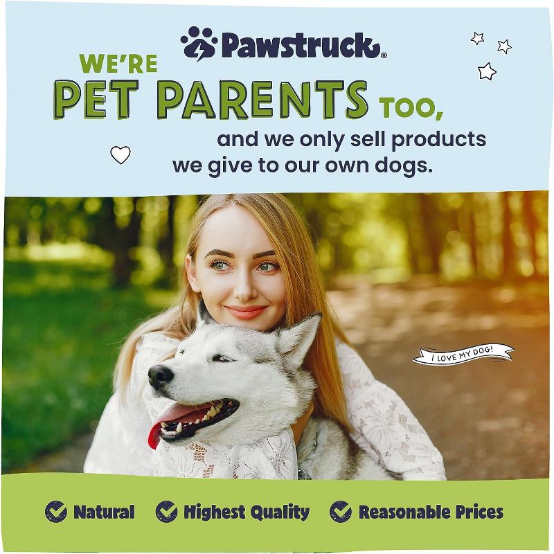 Pawstruck All-Natural Bully Stick Rings for Dogs - Single Ingredient Rawhide Free Dental Chew Treats Made with 100% Real Beef, 5 of 7