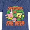 Girls' - SpongeBob SquarePants - Creatures Of The Deep Fitted Short Sleeve Graphic T-Shirt - 2 of 4