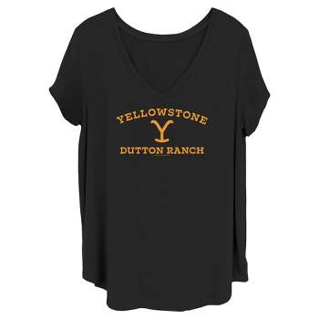 Women's Yellowstone Large Dutton Ranch Brand T-Shirt