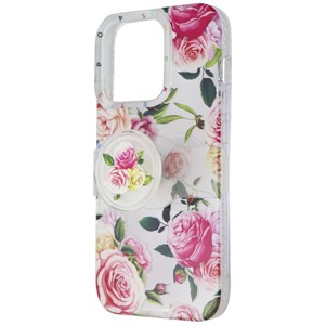 PopSocket PopCase with PopGrip for Apple iPhone 13 Pro - Vintage Floral - 1 of 1