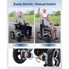 Garvee Wheelchair for Adults, Ultra Lightweight & Foldable, 330lb Large Capacity, All Terrain Mobility Chair - 3 of 4