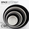 COOK WITH COLOR Wide Mixing Bowls with Lids 12 Piece BLACK - 2 of 4