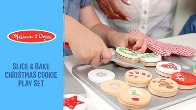 Melissa & Doug Slice and Bake Wooden Christmas Cookie Play Food