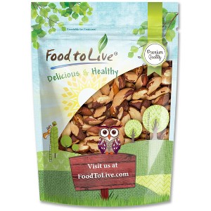 Dry Roasted Brazil Nuts with Himalayan Salt – Oven Roasted, Lightly Salted, No Oil Added, Whole. Vegan, Kosher, Bulk. High in Protein and Selenium. - 1 of 4