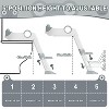 Potty Training Toilet Seat with Steps for Toddlers - Kids Toilet Seat Attachment & Step Stool, Home & Travel Use Easy-Clean (Gray/Green - 2 of 4